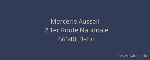 Mercerie Ausseil