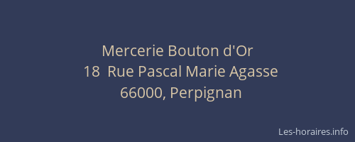Mercerie Bouton d'Or