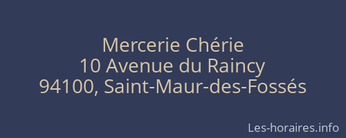 Mercerie Chérie