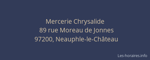 Mercerie Chrysalide