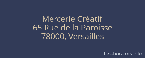 Mercerie Créatif