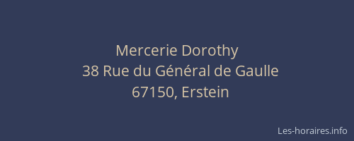 Mercerie Dorothy