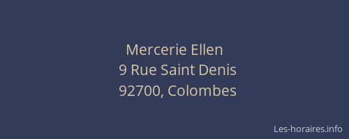 Mercerie Ellen