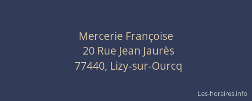 Mercerie Françoise