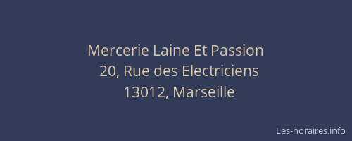 Mercerie Laine Et Passion