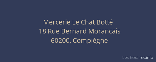 Mercerie Le Chat Botté