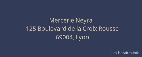 Mercerie Neyra