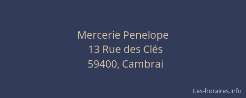 Mercerie Penelope