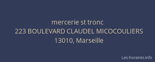 mercerie st tronc