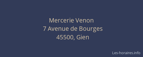 Mercerie Venon
