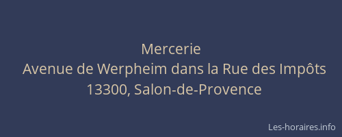 Mercerie