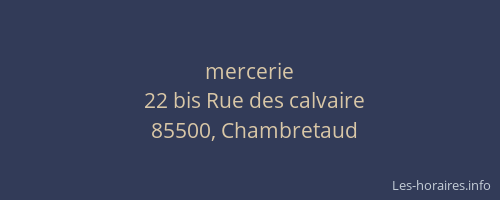 mercerie
