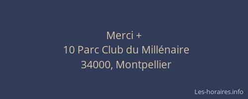 Merci +