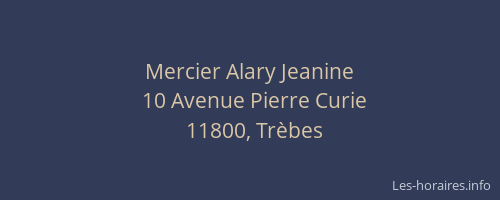 Mercier Alary Jeanine