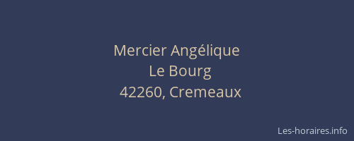 Mercier Angélique