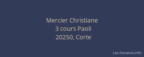 Mercier Christiane