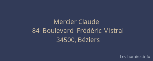 Mercier Claude