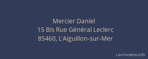 Mercier Daniel