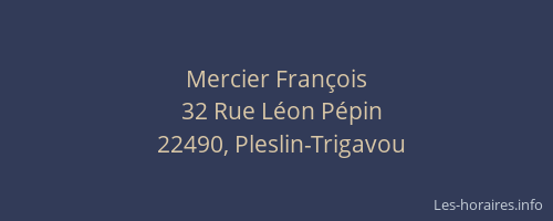 Mercier Fran&ccedil;ois