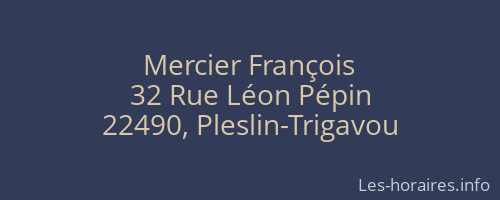 Mercier François