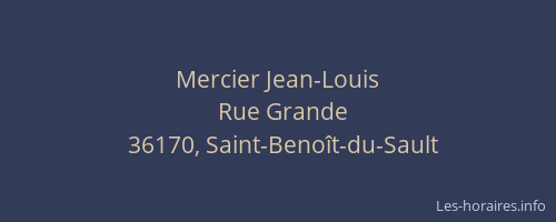 Mercier Jean-Louis