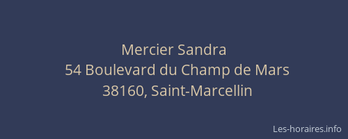 Mercier Sandra