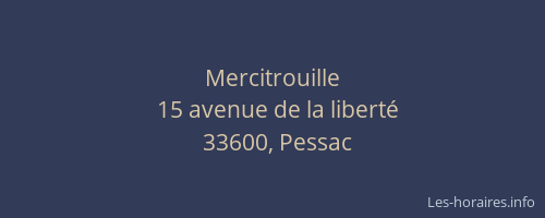 Mercitrouille