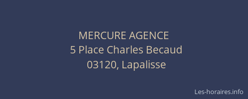 MERCURE AGENCE