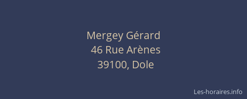 Mergey Gérard
