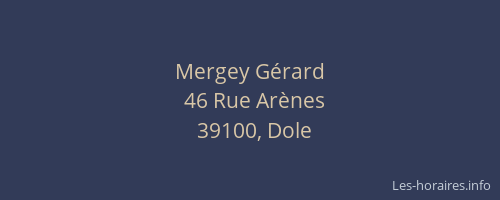 Mergey G&eacute;rard