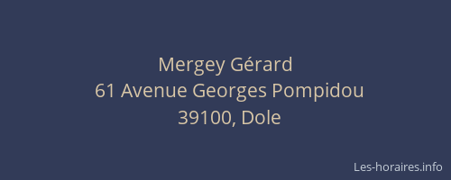 Mergey G&eacute;rard