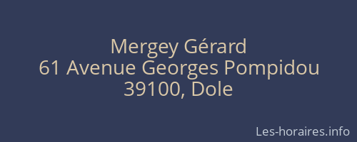 Mergey Gérard