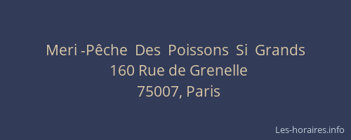 Meri -Pêche  Des  Poissons  Si  Grands