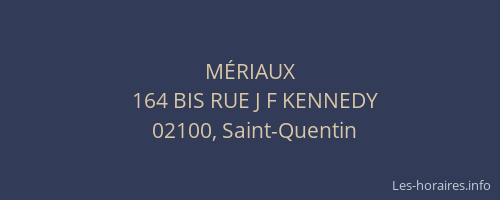 MÉRIAUX