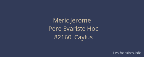 Meric Jerome