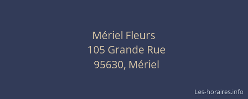 Mériel Fleurs