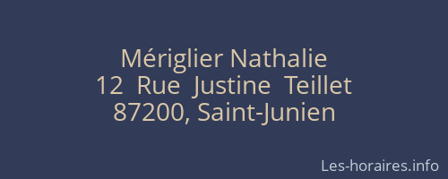 Mériglier Nathalie
