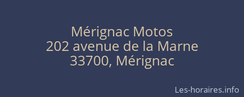 Mérignac Motos