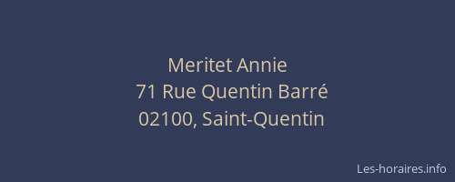 Meritet Annie