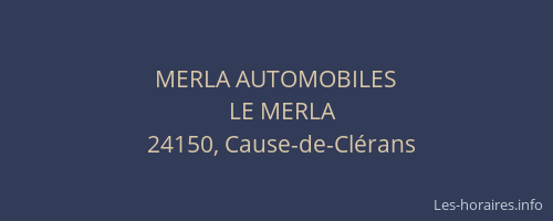 MERLA AUTOMOBILES