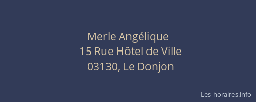 Merle Angélique