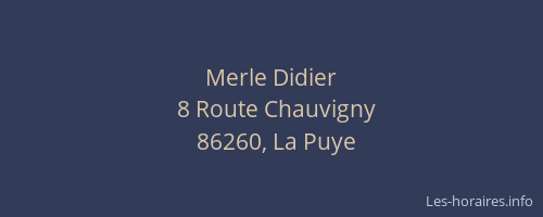 Merle Didier