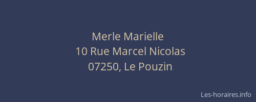 Merle Marielle
