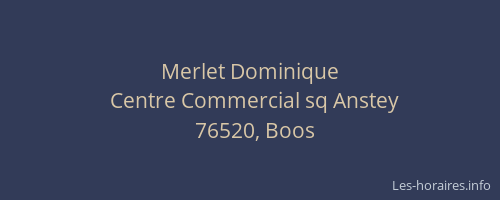 Merlet Dominique