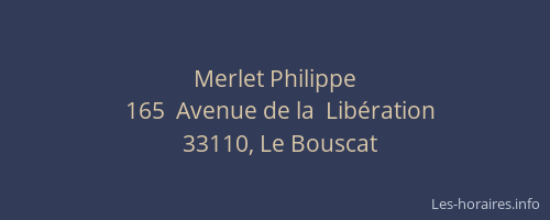 Merlet Philippe