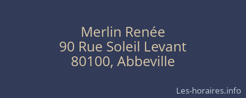 Merlin Renée
