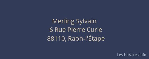 Merling Sylvain