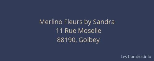 Merlino Fleurs by Sandra