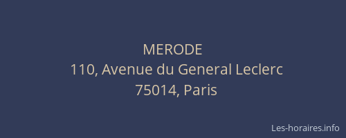MERODE