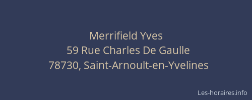 Merrifield Yves